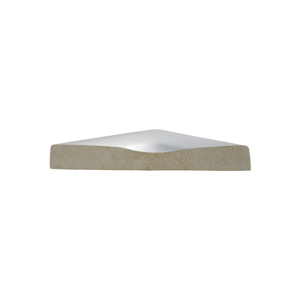 HSK Marmor-Polymer Duschwanne superflach mit Randablauf 90 x 90 cm-mit AntiSlip-Beschichtung