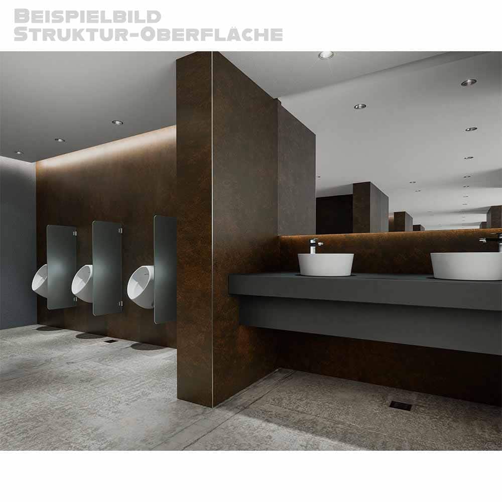 HSK RenoDeco Wandverkleidung | Designplatten | Struktur-Oberfläche 150 x 255 cm Feinstein, Stucco-Weiß (619)